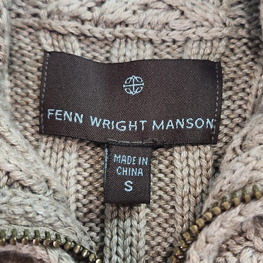 Fenn Wright Manson Taupe Cable Knit Faux Fur Vest Wool Alpaca Blend
Lot H - Picture 2 of 6